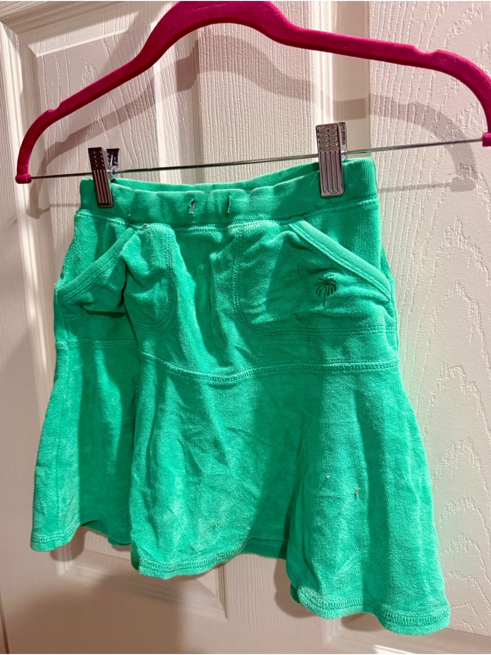 WHITE LABEL!!!! Lilly Pulitzer Teal Green Terry Cloth Skirt